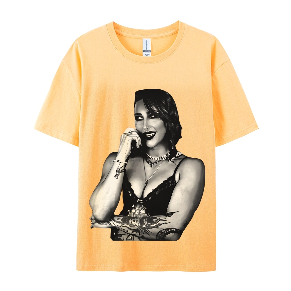 Unisex-Adult Ultra Cotton Washed T-Shirt Graphic 2024 RHEA RIPLEY TEE