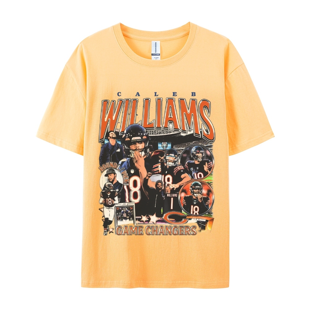 Unisex-Adult Ultra Cotton Washed T-Shirt Graphic CALEB WILLIAMS - BEARS TEE