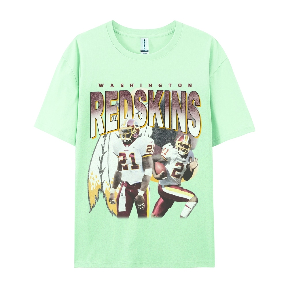 Unisex-Adult Ultra Cotton Washed T-Shirt Graphic REDSKINS TEE