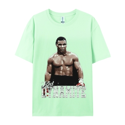 Unisex-Adult Ultra Cotton Washed T-Shirt Graphic MIKE TYSON V2 TEE
