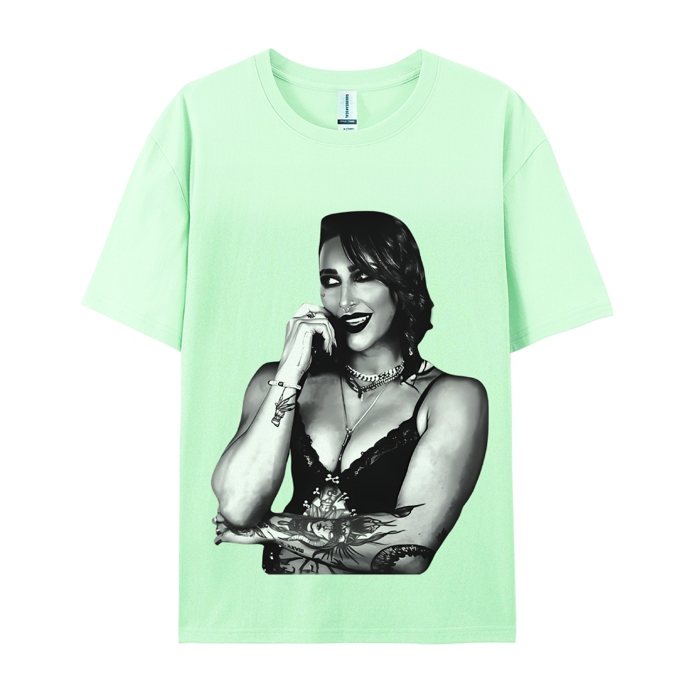Unisex-Adult Ultra Cotton Washed T-Shirt Graphic 2024 RHEA RIPLEY TEE