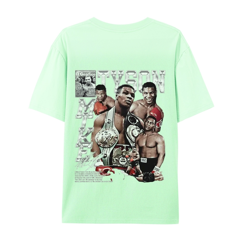 Unisex-Adult Ultra Cotton Washed T-Shirt Graphic MIKE TYSON V2 TEE