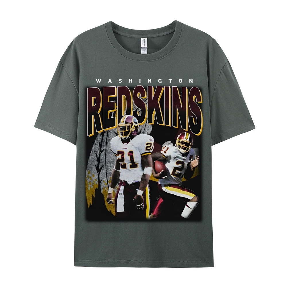 Unisex-Adult Ultra Cotton Washed T-Shirt Graphic REDSKINS TEE