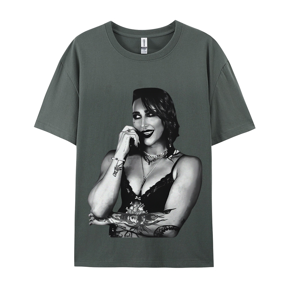 Unisex-Adult Ultra Cotton Washed T-Shirt Graphic 2024 RHEA RIPLEY TEE