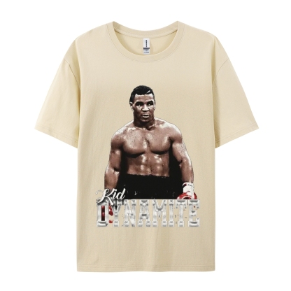 Unisex-Adult Ultra Cotton Washed T-Shirt Graphic MIKE TYSON V2 TEE