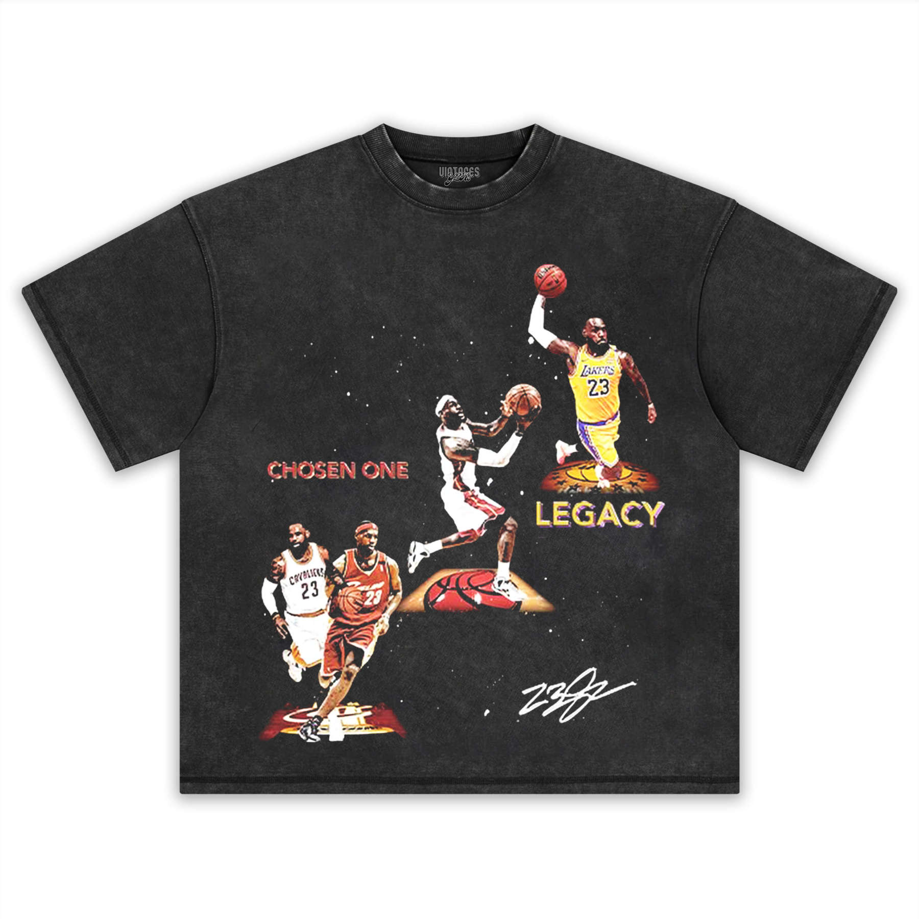 LEBRON JAMES LEGACY VINTAGE TEE & LS & HOODIE