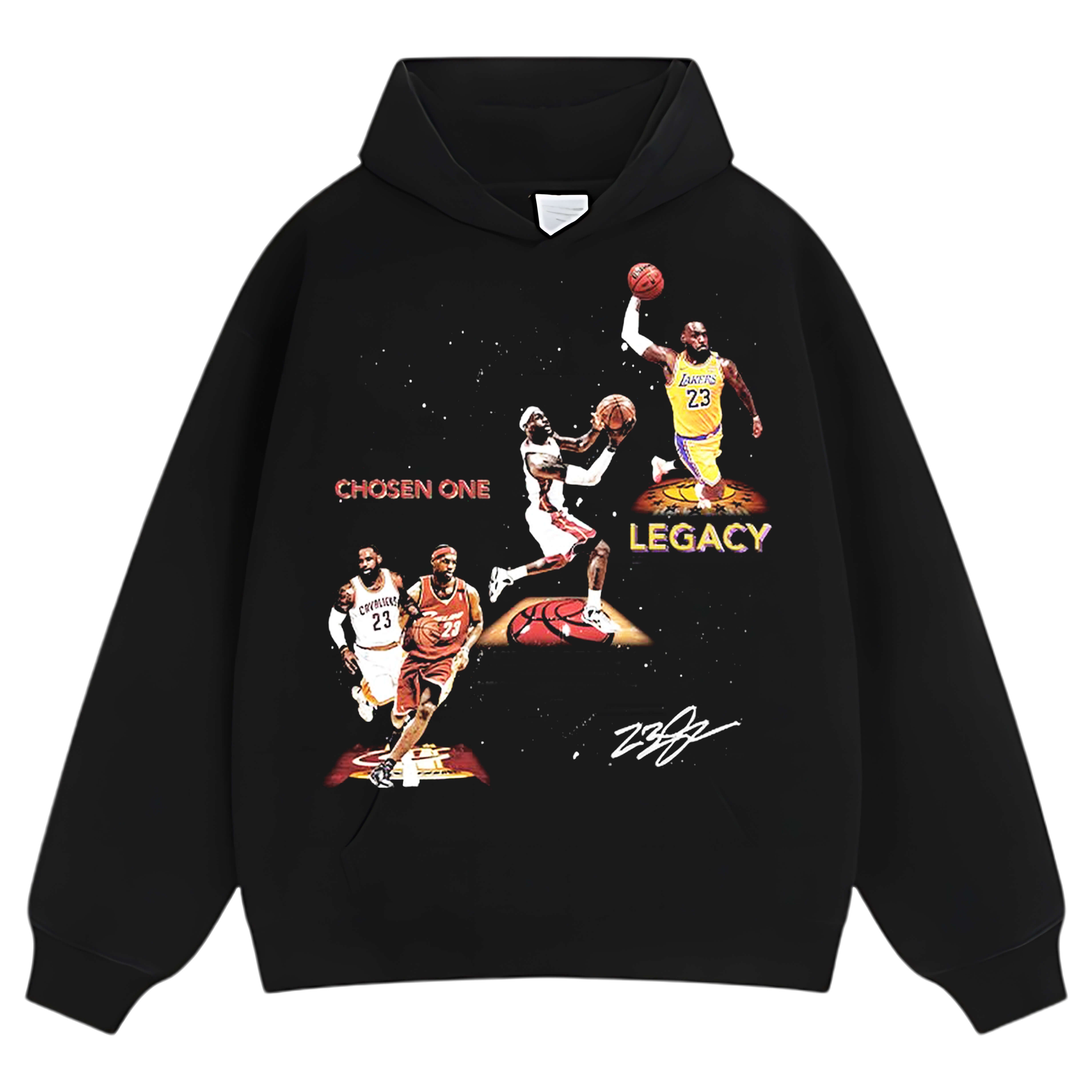 LEBRON JAMES LEGACY VINTAGE TEE & LS & HOODIE