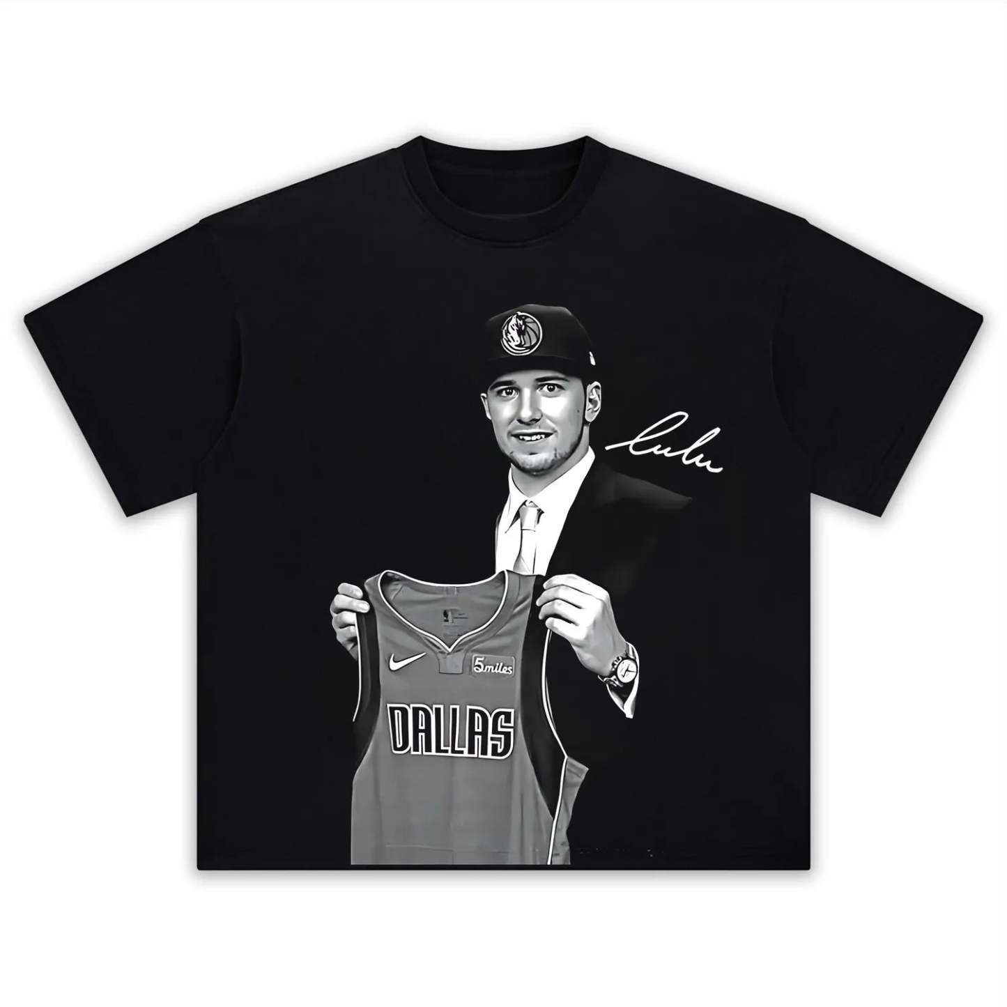 LUKA DONCIC Draft Tee Vintage  Unisex Washed Cotton Tops