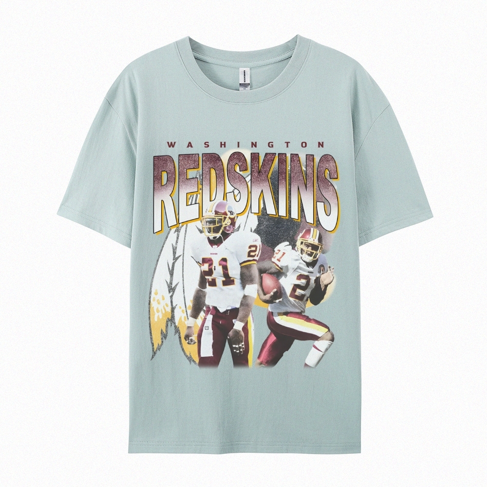 Unisex-Adult Ultra Cotton Washed T-Shirt Graphic REDSKINS TEE