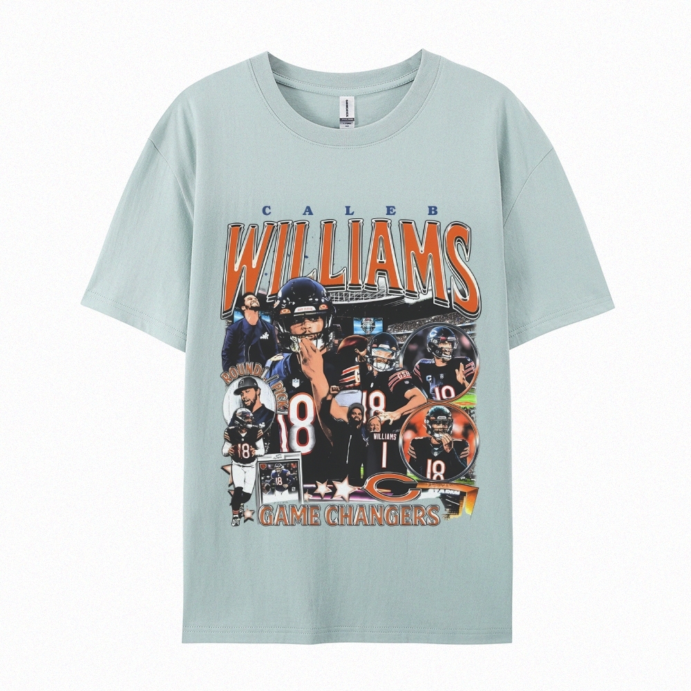 Unisex-Adult Ultra Cotton Washed T-Shirt Graphic CALEB WILLIAMS - BEARS TEE