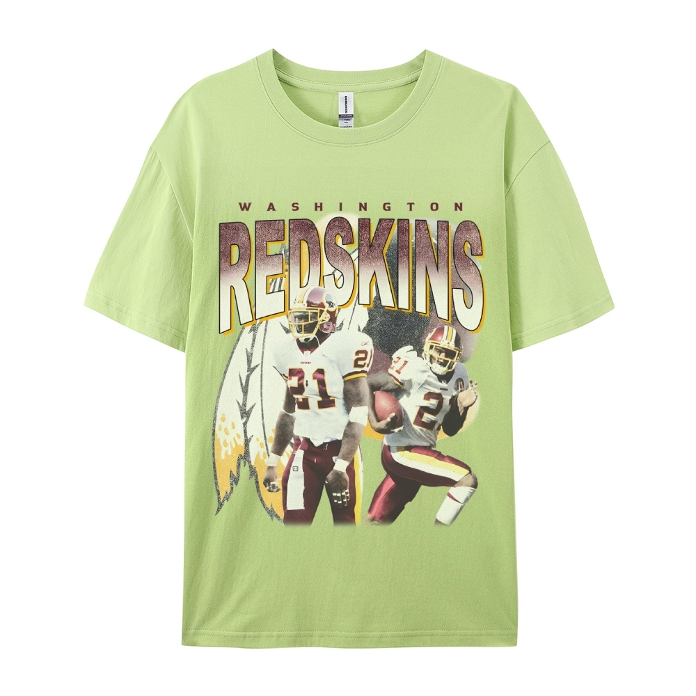 Unisex-Adult Ultra Cotton Washed T-Shirt Graphic REDSKINS TEE