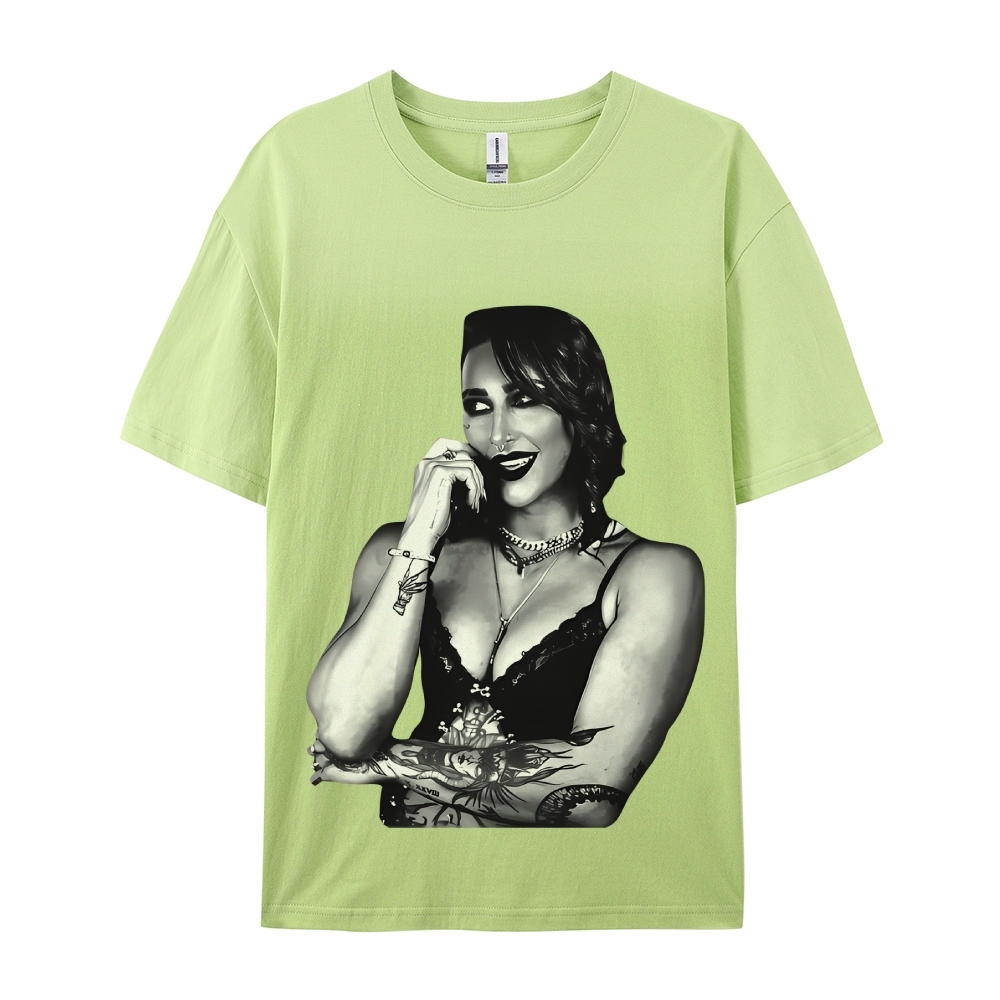 Unisex-Adult Ultra Cotton Washed T-Shirt Graphic 2024 RHEA RIPLEY TEE