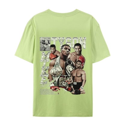 Unisex-Adult Ultra Cotton Washed T-Shirt Graphic MIKE TYSON V2 TEE