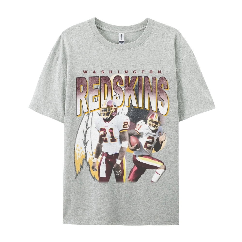 Unisex-Adult Ultra Cotton Washed T-Shirt Graphic REDSKINS TEE