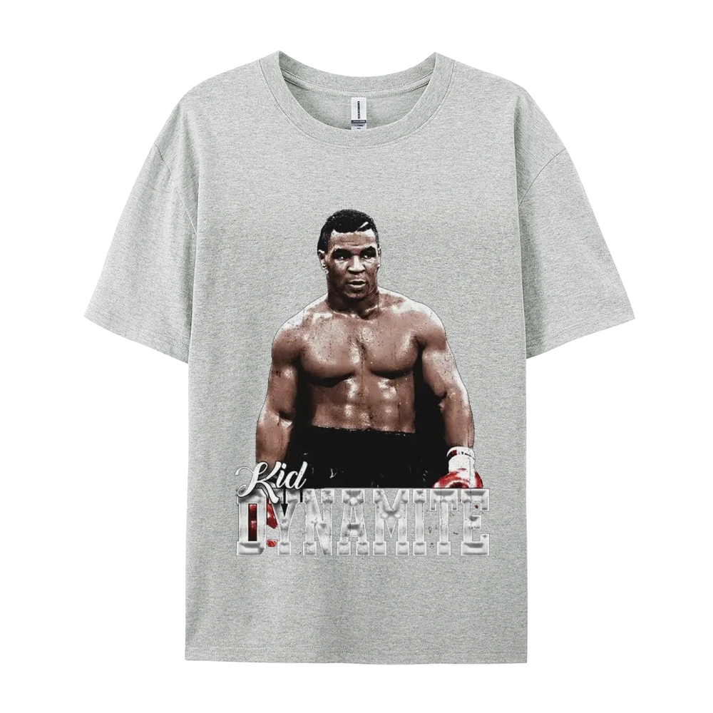 Unisex-Adult Ultra Cotton Washed T-Shirt Graphic MIKE TYSON V2 TEE