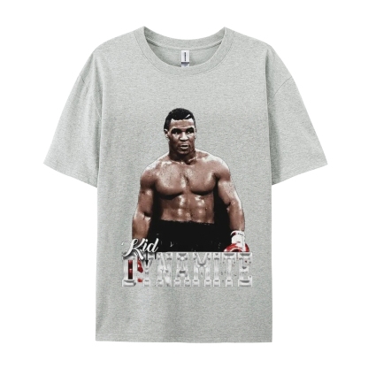 Unisex-Adult Ultra Cotton Washed T-Shirt Graphic MIKE TYSON V2 TEE