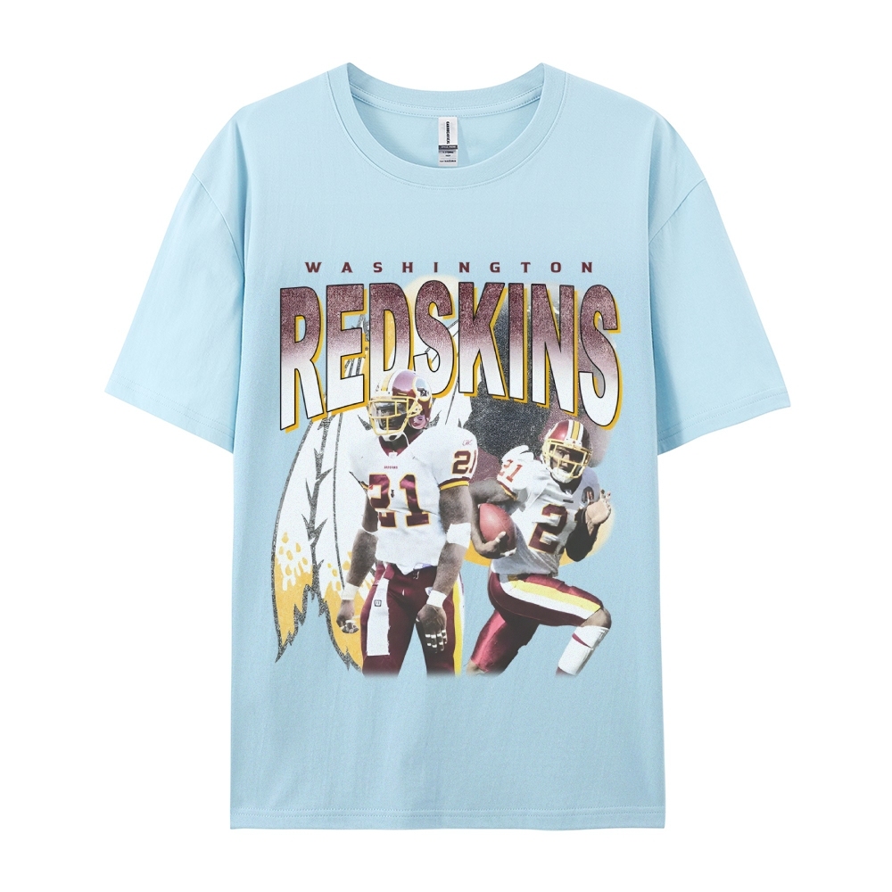 Unisex-Adult Ultra Cotton Washed T-Shirt Graphic REDSKINS TEE