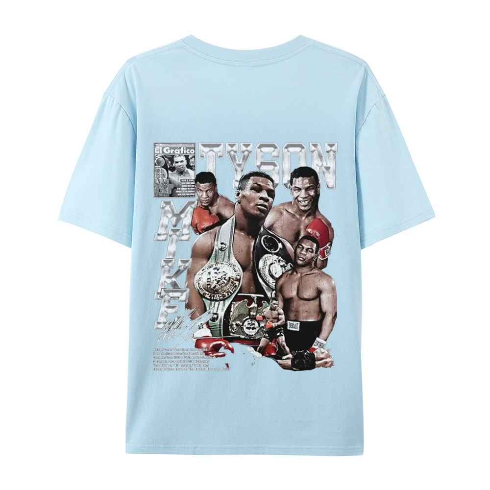 Unisex-Adult Ultra Cotton Washed T-Shirt Graphic MIKE TYSON V2 TEE