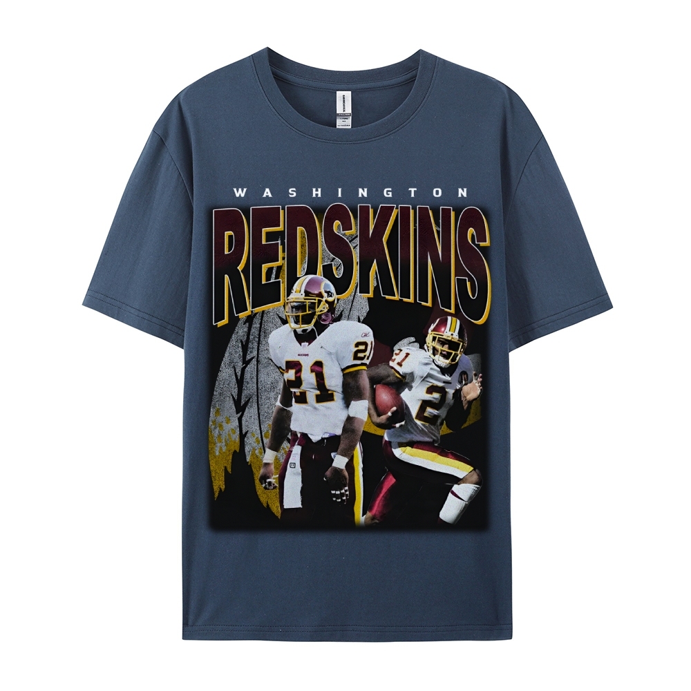 Unisex-Adult Ultra Cotton Washed T-Shirt Graphic REDSKINS TEE