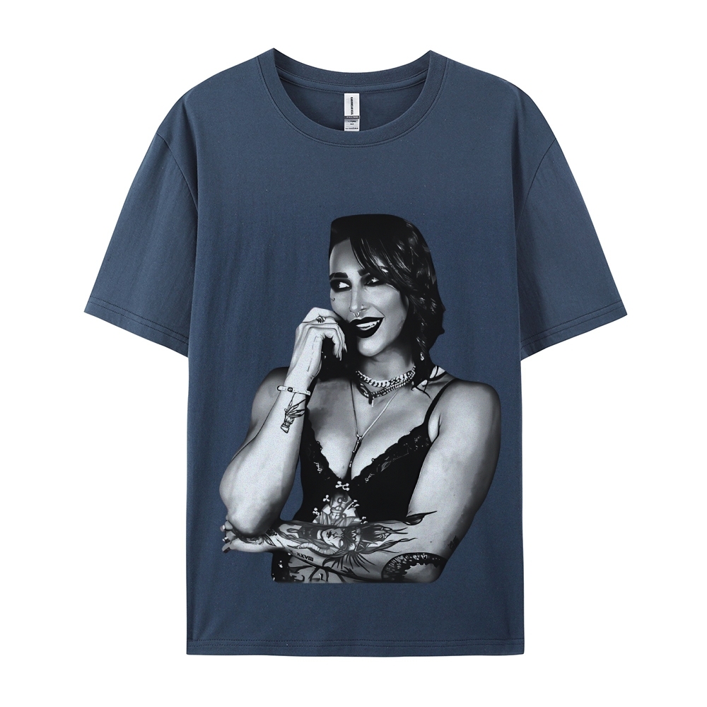 Unisex-Adult Ultra Cotton Washed T-Shirt Graphic 2024 RHEA RIPLEY TEE