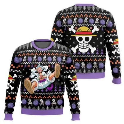 Luffy Gear 5 One Piece Ugly Christmas Sweater