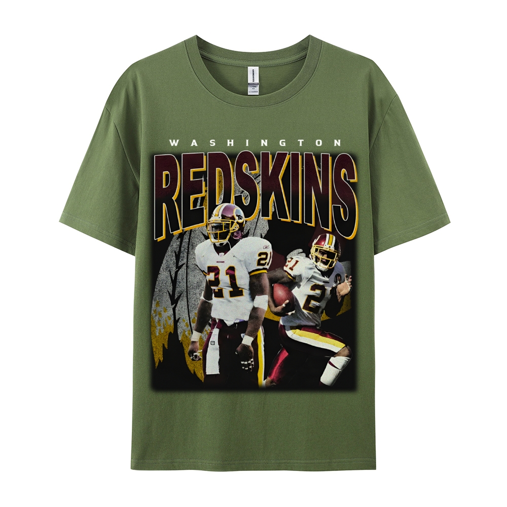 Unisex-Adult Ultra Cotton Washed T-Shirt Graphic REDSKINS TEE