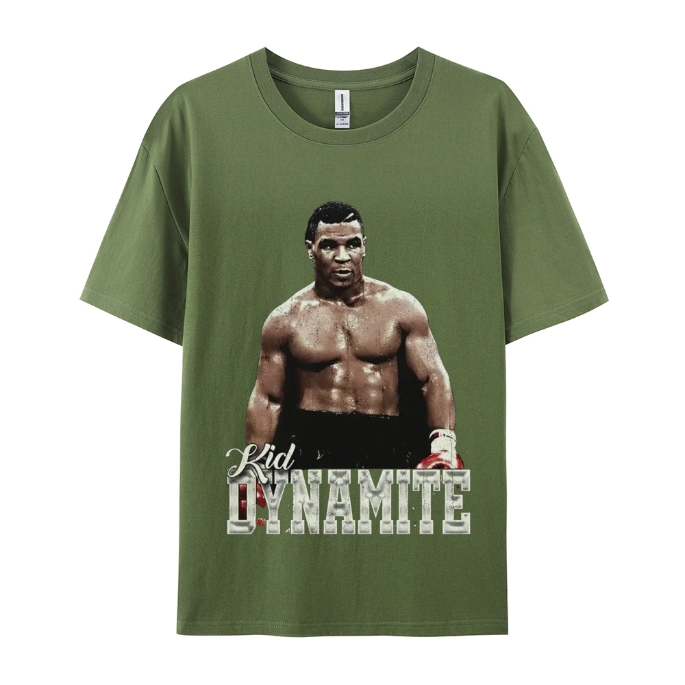Unisex-Adult Ultra Cotton Washed T-Shirt Graphic MIKE TYSON V2 TEE