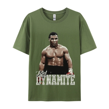Unisex-Adult Ultra Cotton Washed T-Shirt Graphic MIKE TYSON V2 TEE