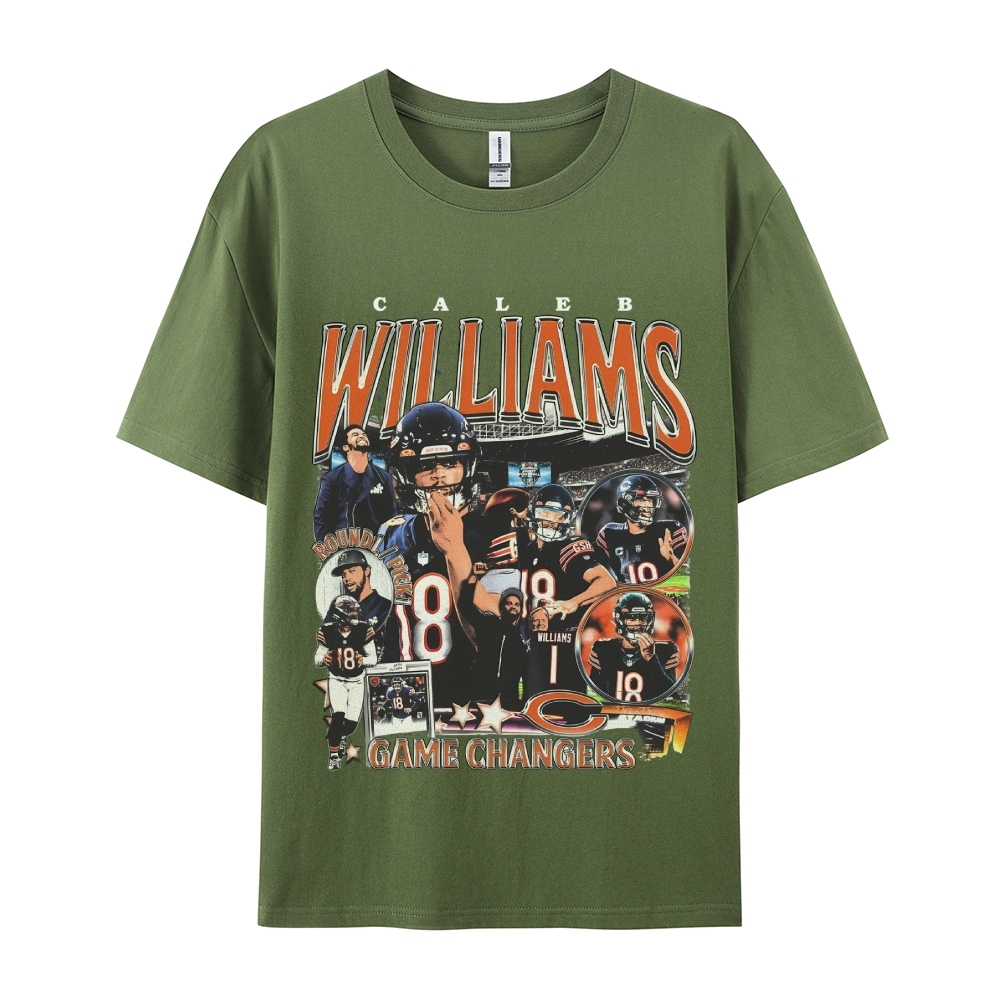 Unisex-Adult Ultra Cotton Washed T-Shirt Graphic CALEB WILLIAMS - BEARS TEE