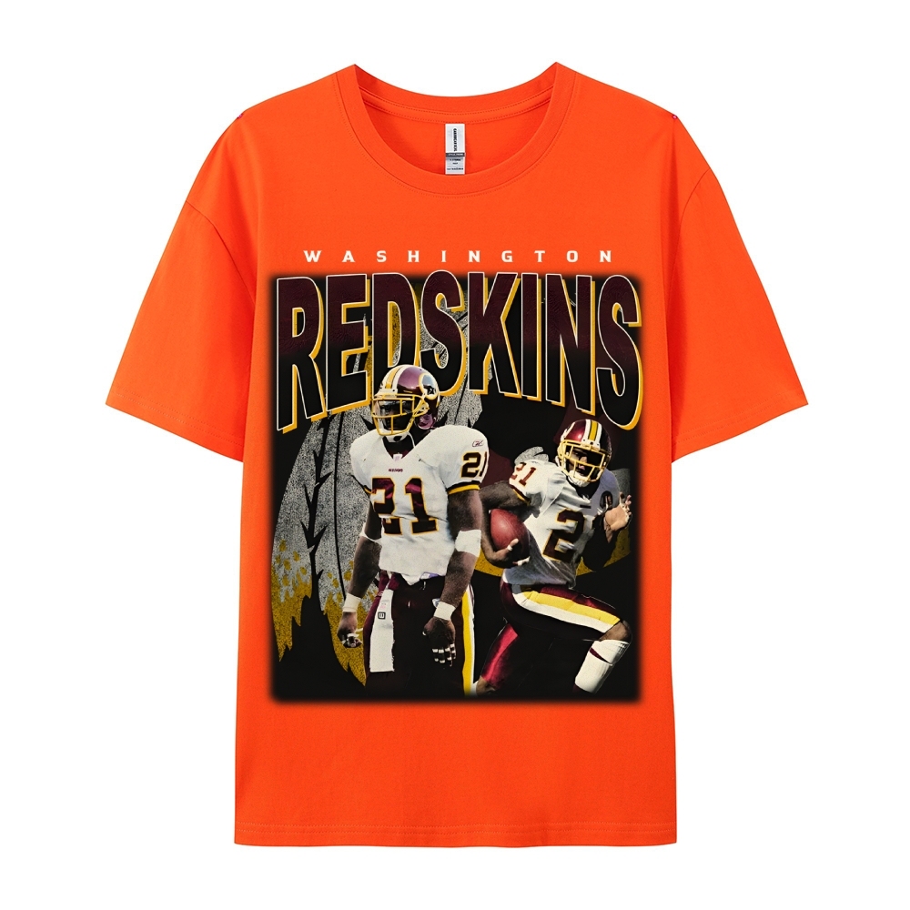 Unisex-Adult Ultra Cotton Washed T-Shirt Graphic REDSKINS TEE