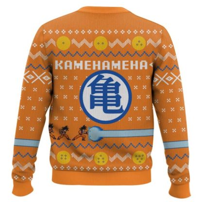 DBZ Kamehameha Ugly Christmas Sweater