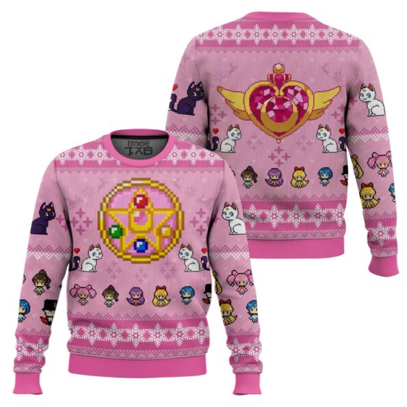 Merry Senshi Sailor Moon Ugly Christmas Sweater