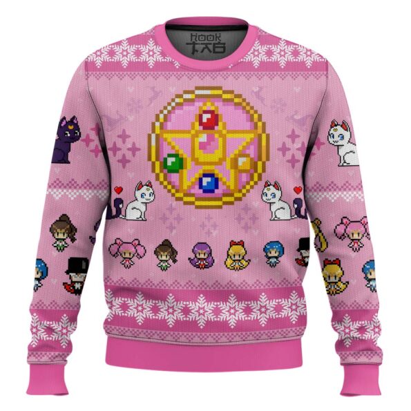 Merry Senshi Sailor Moon Ugly Christmas Sweater
