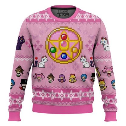 Merry Senshi Sailor Moon Ugly Christmas Sweater
