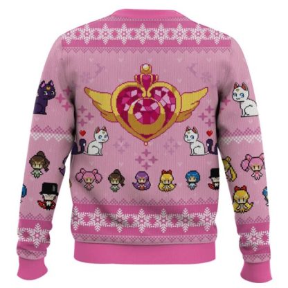 Merry Senshi Sailor Moon Ugly Christmas Sweater