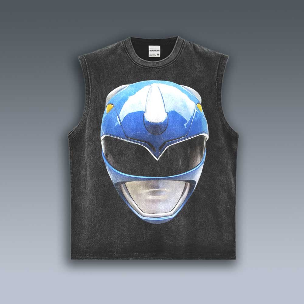 VINTAGE TANK TOP | POWER RANGERS BLUE 2.15
