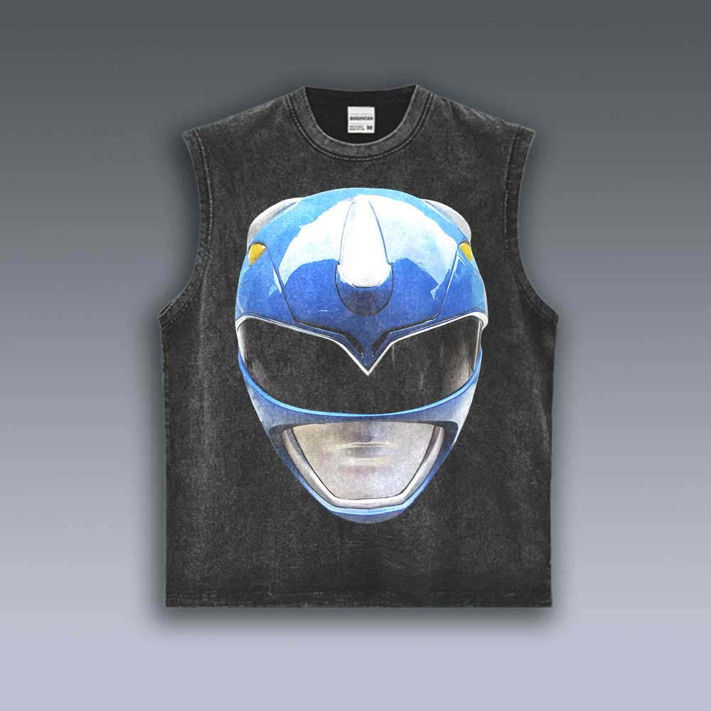 VINTAGE TANK TOP | POWER RANGERS BLUE 2.15