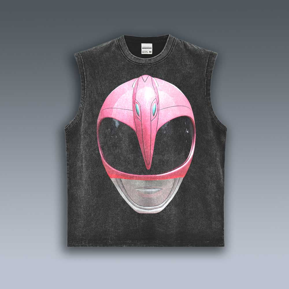 VINTAGE TANK TOP | POWER RANGERS PINK