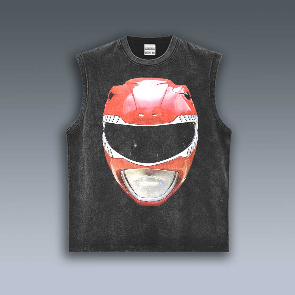 VINTAGE TANK TOP | POWER RANGERS RED