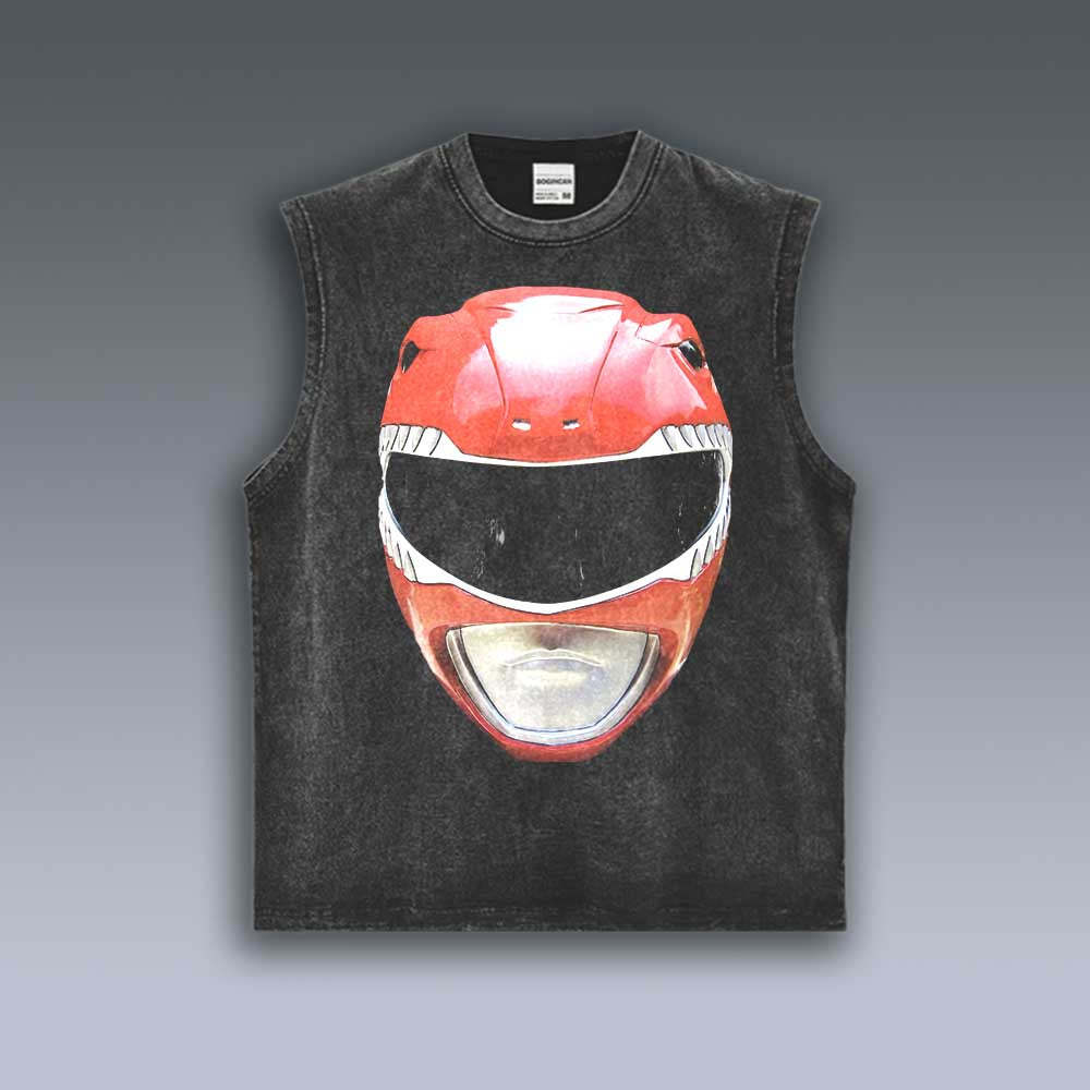 VINTAGE TANK TOP | POWER RANGERS RED