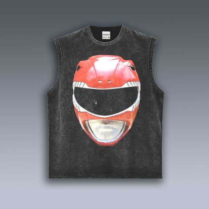 VINTAGE TANK TOP | POWER RANGERS RED