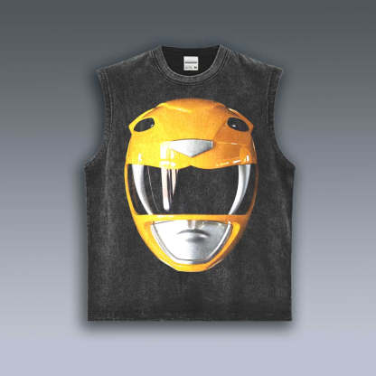 VINTAGE TANK TOP | POWER RANGERS YELLOW