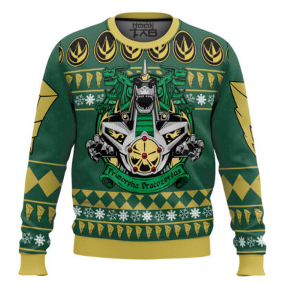 Dragonzord Power Rangers Ugly Christmas Sweater