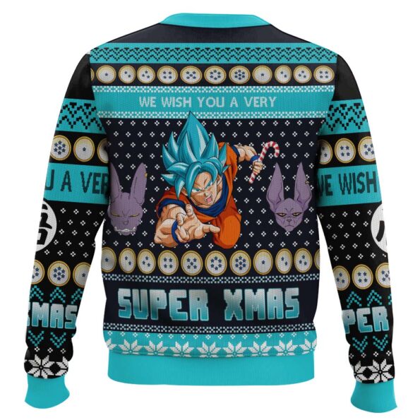 A Very Saiyan Christmas Dragon Ball Z Ugly Christmas Sweater