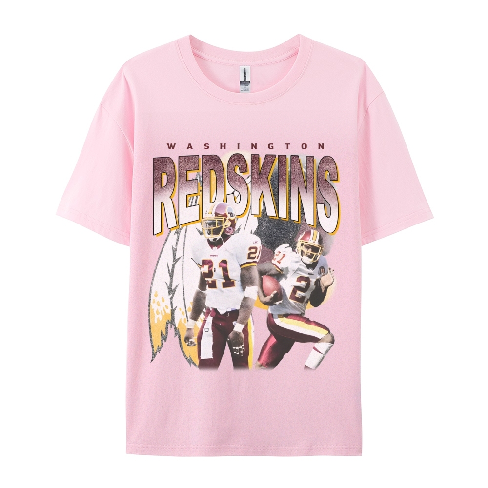 Unisex-Adult Ultra Cotton Washed T-Shirt Graphic REDSKINS TEE