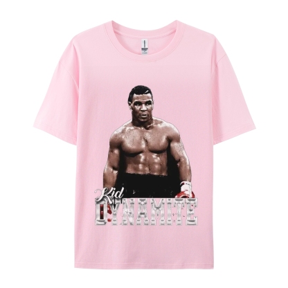 Unisex-Adult Ultra Cotton Washed T-Shirt Graphic MIKE TYSON V2 TEE