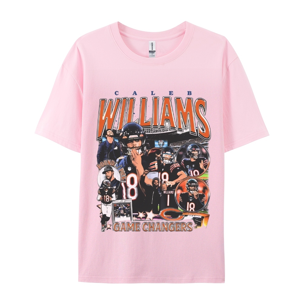 Unisex-Adult Ultra Cotton Washed T-Shirt Graphic CALEB WILLIAMS - BEARS TEE