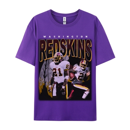 Unisex-Adult Ultra Cotton Washed T-Shirt Graphic REDSKINS TEE