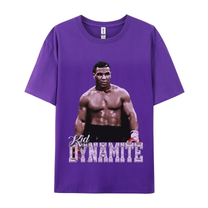 Unisex-Adult Ultra Cotton Washed T-Shirt Graphic MIKE TYSON V2 TEE