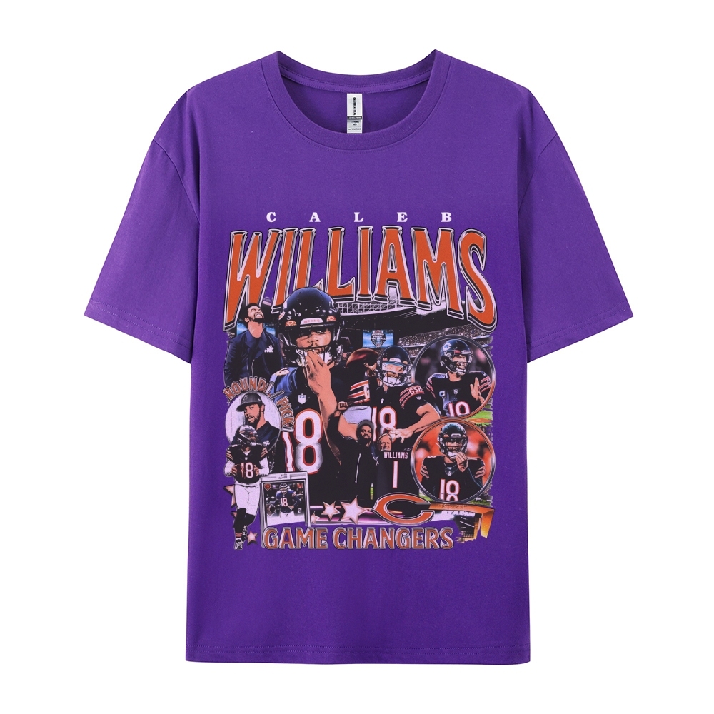 Unisex-Adult Ultra Cotton Washed T-Shirt Graphic CALEB WILLIAMS - BEARS TEE